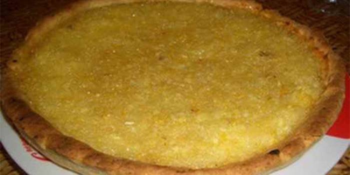 Готовый лимонный пирог 