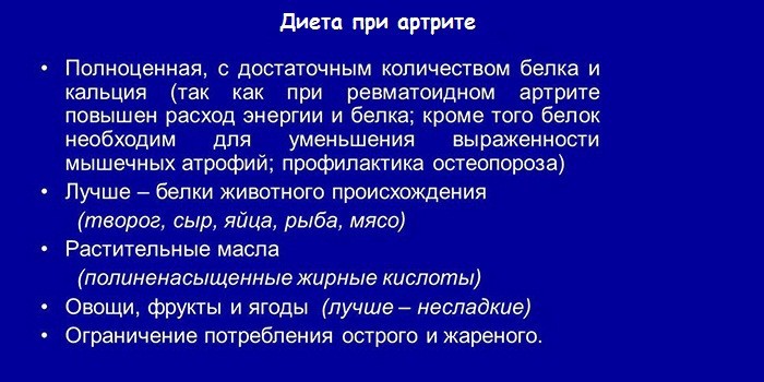 Диета при заболевании