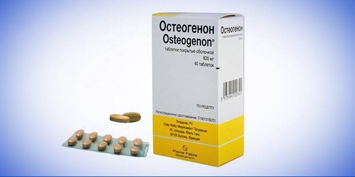 Таблетки Остеогенон в упаковке
