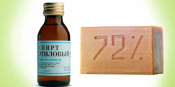 Спирт и мыло