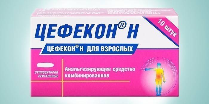 Ректальные суппозитории Цефекон Н