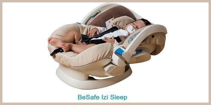 Ребенок спит в автокресле BeSafe Izi Sleep