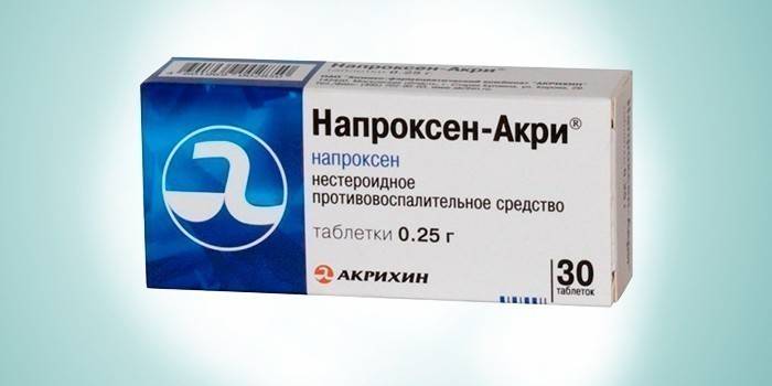 Таблетки Напроксен-Акри в упаковке