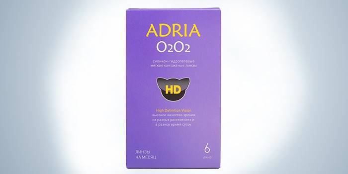 Линзы длительного ношения Adria O2O2 (6 шт.)