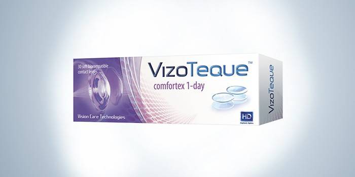Контактные линзы на один день MPG&E VizoTeque Comfortex 1-Day