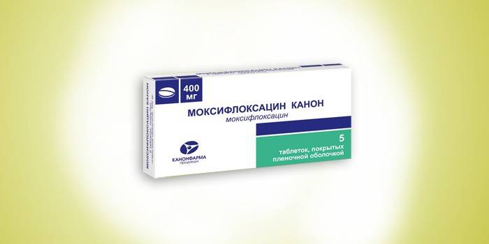 Таблетки Моксифлоксацин