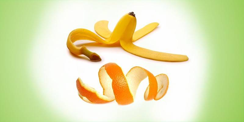 Кожура цитрусовых и банана