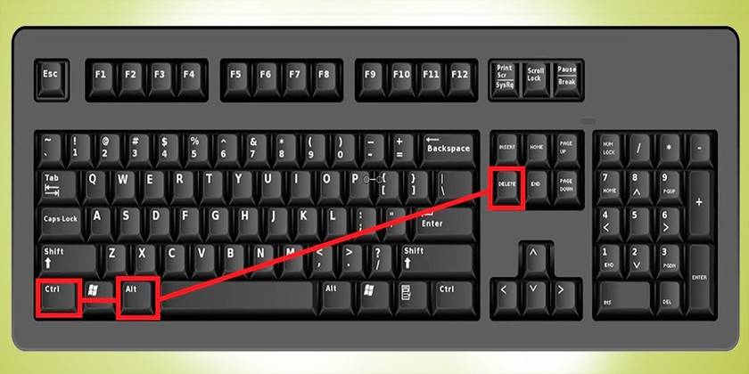 Ctrl+Alt+Del