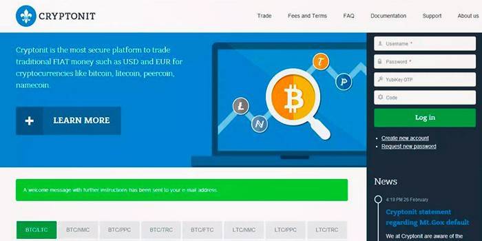 Биржа Cryptonit