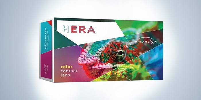 Упаковка цветных линз Dreamcon Hera Ultraviolet (2 линзы)