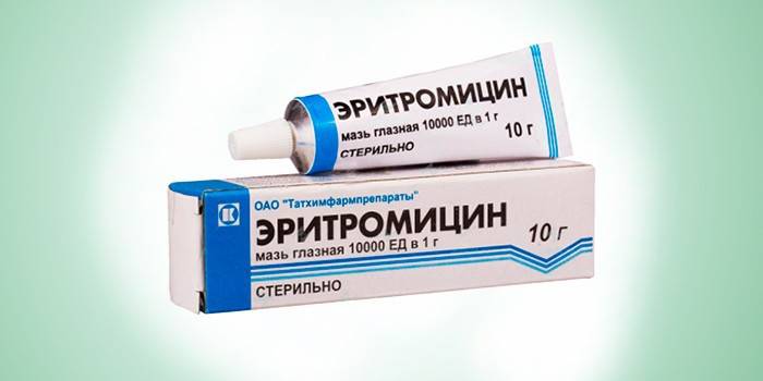 Эритромициновая мазь