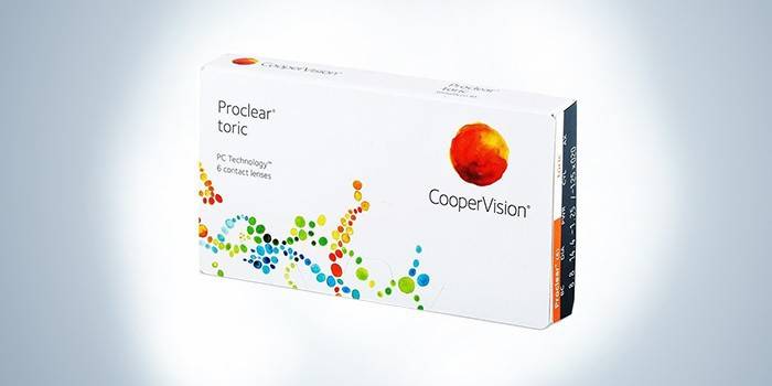 Упаковка биосовместимых линз Cooper Vision Proclear