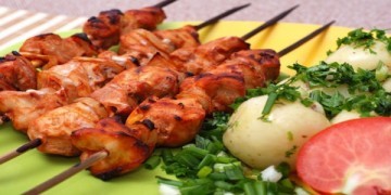 Шашлык на минералке с лимоном