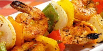 Шашлычки с овощами