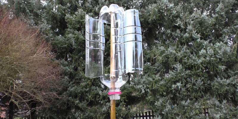 Отпугиватель кротов из пластиковой бутылки