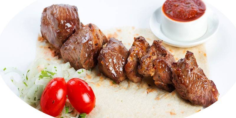 Готовое баранье мясо