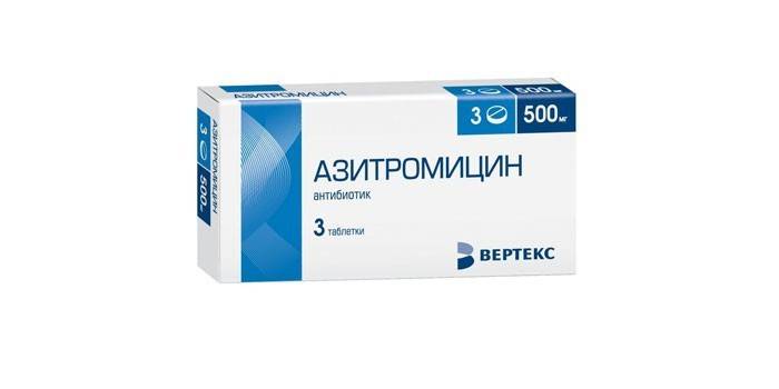 Таблетки Азитромицин