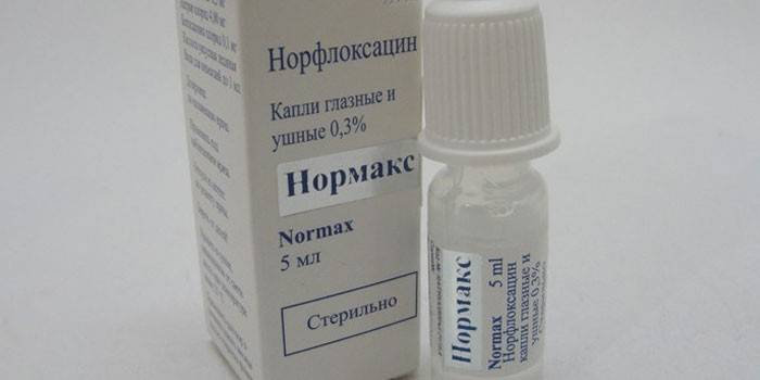 Глазные и ушные капли Нормакс