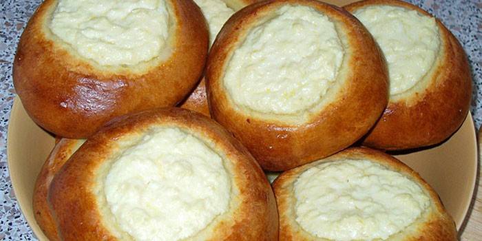 С творожной начинкой