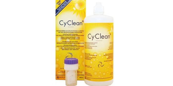 Раствор для ночных линз Sauflon CyClean