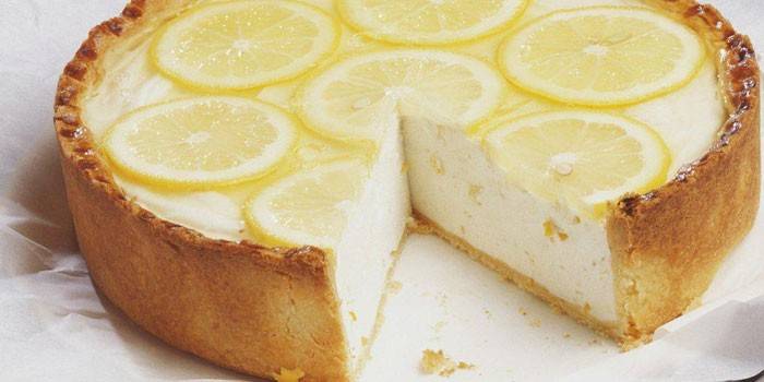 Тарт лимонный