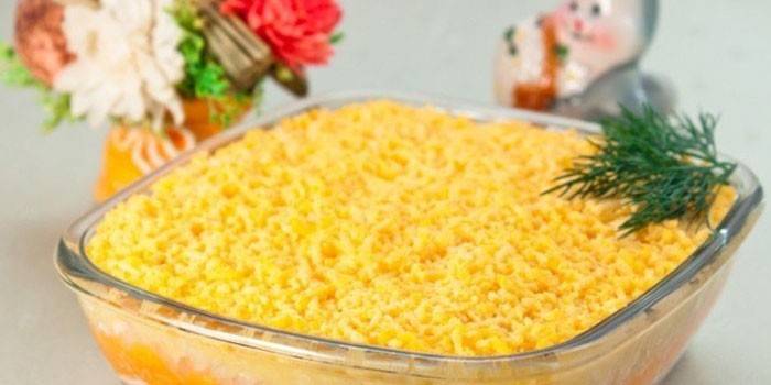 Сала с курицей
