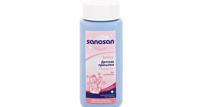 Детская присыпка Sanosan baby