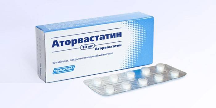 Таблетки Аторвастатин