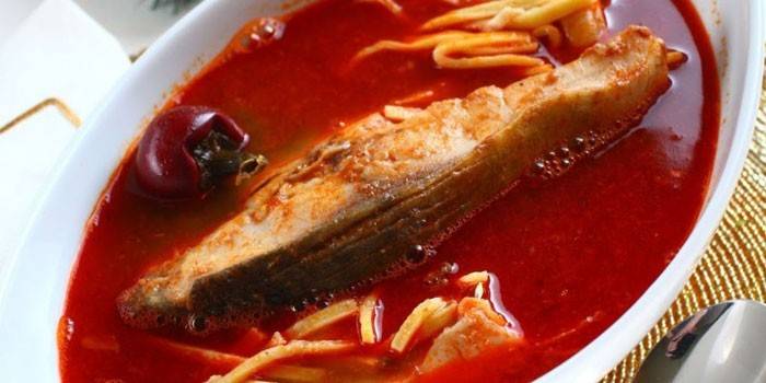 Суп халасле с рыбой