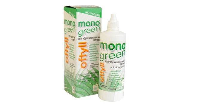 Раствор для цветных линз Oftyll Monogreen